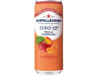 Persikų ir mandarinų sulčių gėrimas SANPELLEGRINO ZERO, 0,33 ml