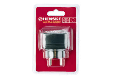 Adapteris UK - Euro HENSKE HT-G/E , juodas, 1 vnt.