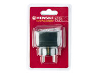 Adapteris UK - Euro HENSKE HT-G/E , juodas, 1 vnt.