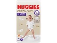 Sausk. HUGGIES EXTRA CARE S5, 12–17 kg, 34 vnt.

