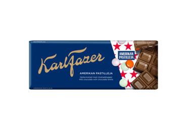Pieninis šokoladas KARL FAZER su šokolado dražė, 180 g