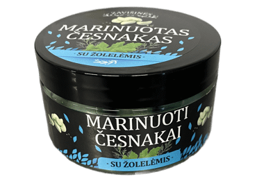 Marinuoti česnakai su žolelėmis, 80 g