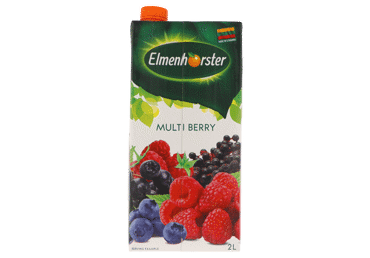 Įvairių uogų sulčių gėrimas ELMENHORSTER, 2000 ml - 2