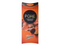 Juodojo šokolado PURE CHOCOLATE triufeliai su likerio COINTREAU įdaru, 108 g
