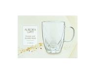 Dvigubo stiklo puodelis AURORA Diamond 300 ml