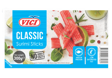 Atšaldytos surimio lazdelės VIČI CLASSIC, 300 g - 2