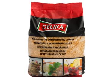 Nerafinuotas cukranendrių cukrus DELIKA, 500 g