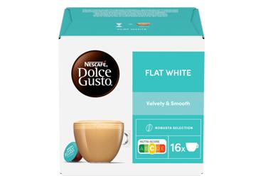 Kavos kapsulės NESCAFE DOLCE GUSTO FLAT WHITE, 187.2 g