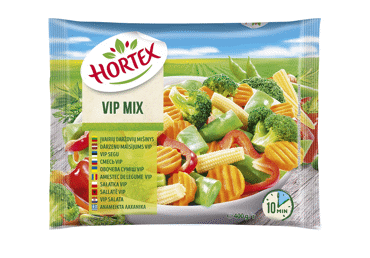 Šaldytas daržovių mišinys HORTEX VIP MIX, 400 g