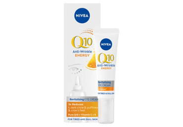 NIVEA Q10 ANTI-WRINKLE POWER REVITALIZUOJANTIS AKIŲ SRITIES KREMAS, 15 ml