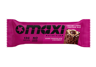 Baltyminis batonėlis MaxiNutrition su kokosais ir šokoladu, 45 g - 1