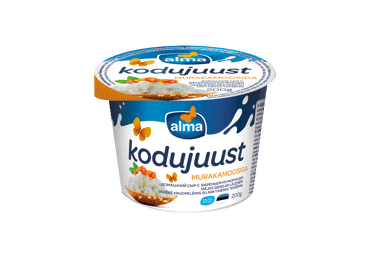 Grūdėtoji varškė su arktinėmis tekšėmis ALMA, 5 % rieb., 200 g