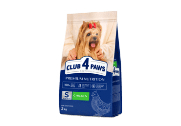 Club 4 Paws premium visavertis pašaras mažų veislių suaugusiems šunims, 2 kg