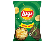 Bulvių traškučiai LAY'S, svogūnų laiškų skonio, 200 g