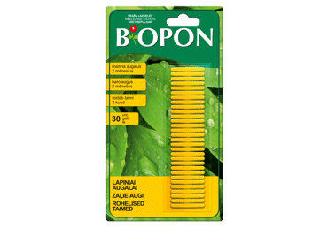 BIOPON Žalių augalų trąšų lazdelės, 30 vnt