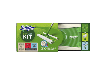 Grindų šluosčių ir šluotos rinkinys SWIFFER, 1 vnt.