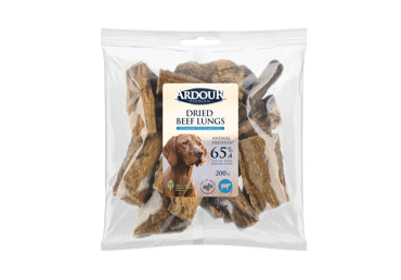 Džiovinti jaučių plaučiai ARDOUR, 200g