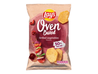 Bulvių traškuč. LAY'S OVEN BAKED, grilyje keptų daržovių sk., 110 g