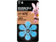 Elementai klausos aparatui DURACELL 675PR44, 6 vnt