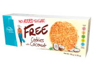 Sausainiai BOGUTTI su kokos., be pridėt. cukr., su saldikl., 135 g