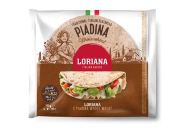Itališka plokščia pilno grūdo duona, 225 g