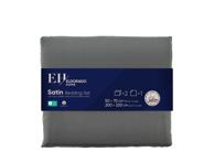 Satininės patalynės komplektas  200x220/2x50x70cm t.pilka