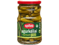 Marinuoti agurkėliai SPILVA, 670 g