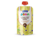 Ekol. 4 grūdų košė PONN su bananais ir mėlyn. (nuo 6 mėn.), 110 g