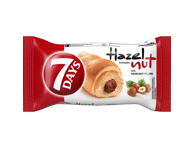 Raguolis 7DAYS su lazdynų riešutų skonio įdaru, 60 g