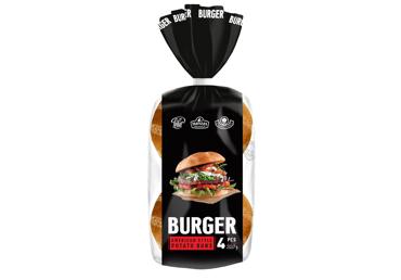 Atitirpintos amerikietiško stiliaus mėsainių bandelės, 320 g - 2