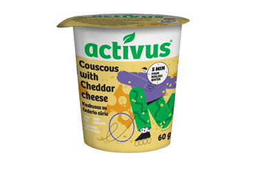 Kuskusas ACTIVUS (su čederio sūriu), 60 g