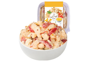 Vištienos salotos su garstyčių padažu, 300 g