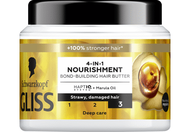 Plaukų kaukė GLISS 4IN1 Nourish, 400 ml