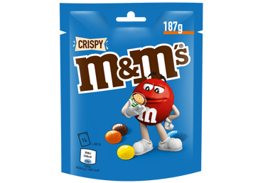 Dražė M&M'S su traškiu ryžių įdaru, 187 g