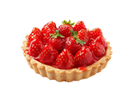 Tartaletė su maskarponės kremu ir braškėmis, 85 g