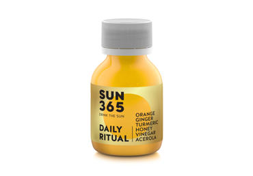Vaisių sultys su imbieru ir medumi SUN365, 60 ml
