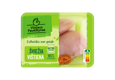 Šviežia viščiukų broilerių filė, užaugintų be antibiotikų, 500 g