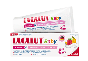 Vaikiška dantų pasta LACALUT BABY (nuo 0 iki 2 metų)