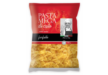 Makaronai MEGA DI CATO FARFALLE (kaspinėliai), 500 g