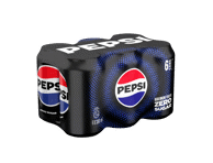 Gazuotas gėrimas PEPSI ZERO SUGAR COLA 6 vnt., 330 ml