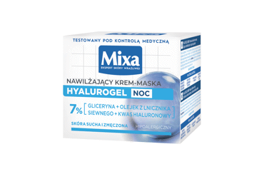Naktinis veido kremas-kaukė MIXA, 50 ml