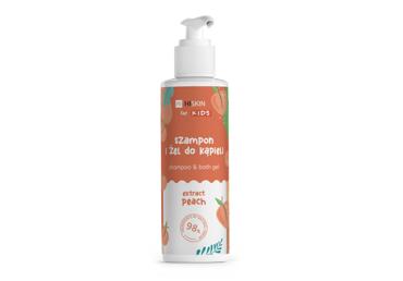 Vaikiškas šampūnas ir vonios gelis 2in1 Persikas HISKIN KIDS, 280 ml