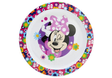 Plastikinė lėkštė STOR Minnie Florals, 22 cm - 1