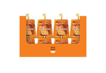 Kalėdinis pyragas-mini klasikinė panetonė WELL DONE, 90 g - 2