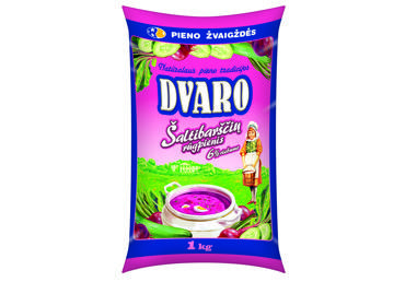 DVARO šaltibarščių rūgpienis, 6 % rieb., 1 kg