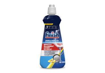 Indaplovių skalavimo skystis FINISH RINSE AID MAX LEMON, 400 ml