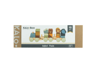 Medinis vaikiškas traukinukas