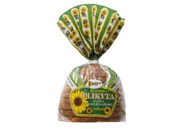 Raikyta, plikyta su saulėgrąžomis KLAIPĖDOS DUONA, 400 g