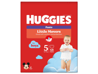 Sauskelnės-kelnaitės HUGGIES PANTS (5) berniukams (12-17 kg), 68 vnt.