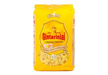 GINTARINIAI makaronai su kiaušiniais (rageliai), 400 g